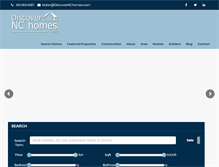 Tablet Screenshot of discovernchomes.com